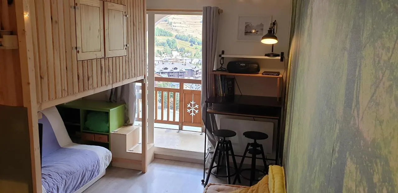 Apartment Studio Alpheratz Forest - 1 A 3 Pers - Wifi, Balcon Sud Est, Vue Piste Et Glacier Muzelle, Calme Et Proche Commerces Et Pistes France